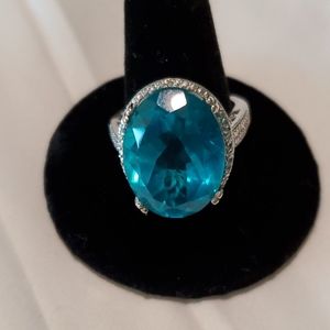 Capri Blue Quartz Ring